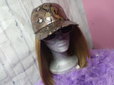 SnakeSkin Leather Hat